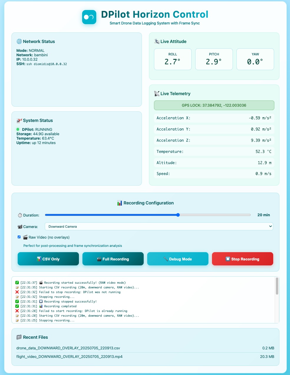 Web Interface